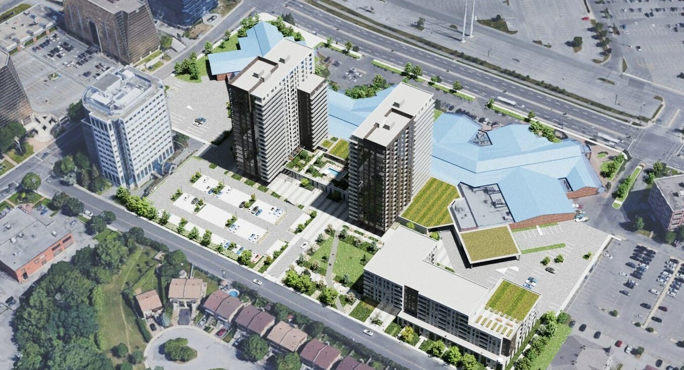 🚇 Prolongement de la ligne bleue : à Anjou, des projets immobiliers émergent mais le logement social peine à trouver sa place. #Montréal #LigneBleue #Logement